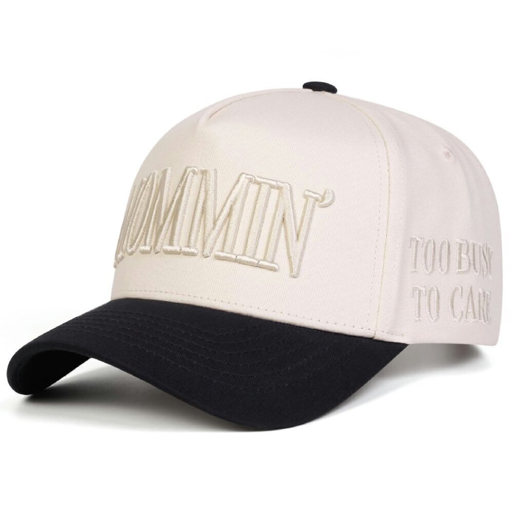 Vintage Baseball Cap Adjustable Cotton Mesh Mommin Embroidery Unisex